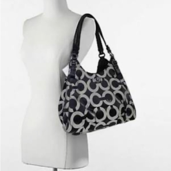 COACH Madison Collection OP Art Signature Maggie Tote - Picture 2 of 4
